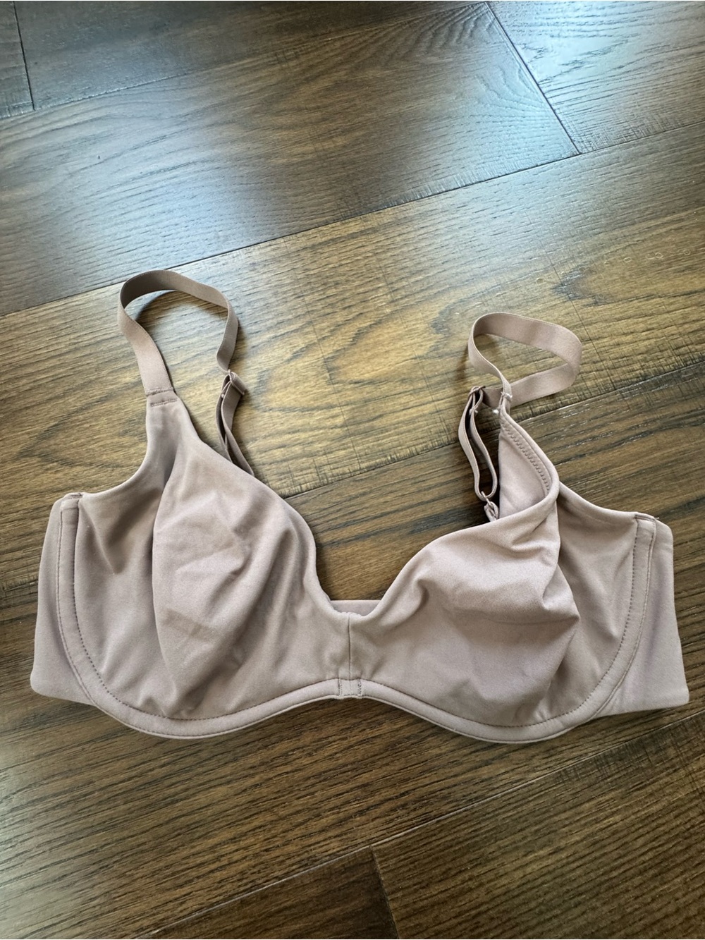 Amazon Women's Nude Underwire Bra in Light Taupe